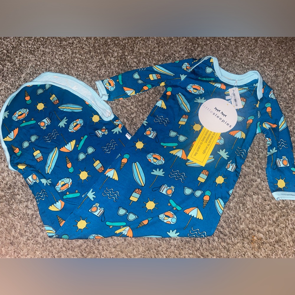 Pool party Little sleepies gown